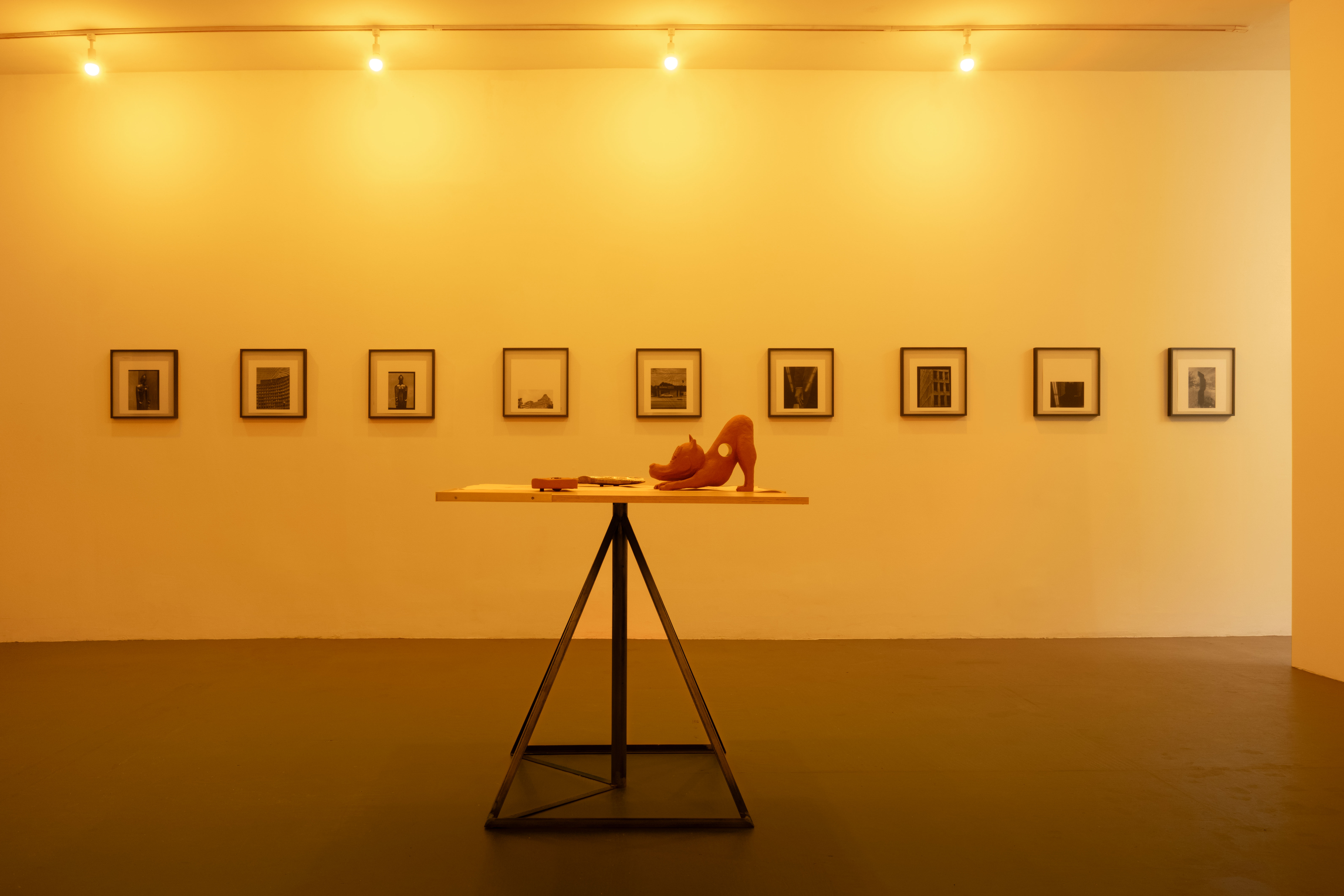 Installation view of Permission Structures and Decorative Art